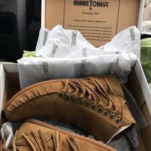 100% authentic moccasins